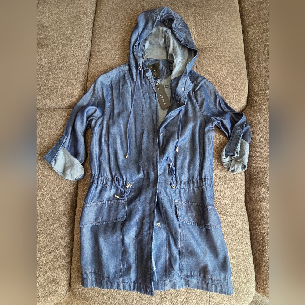 Dynamite Jacket With Cinching And Hood.